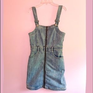 American Eagle Denim Overall Dress